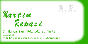 martin repasi business card